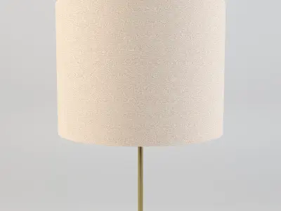 Fig Iron Floor Lamp Low-poly 3D model