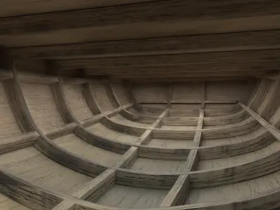  Traditional Wooden Dhow Boat Old Used 