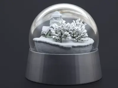 THE CHURCH SNOW GLOBE 2024 3D model