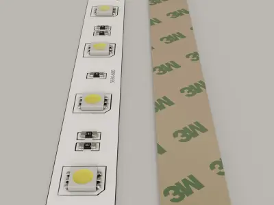 LED Strip Light 3D model