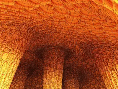 Biomica cell oval cage 3D model