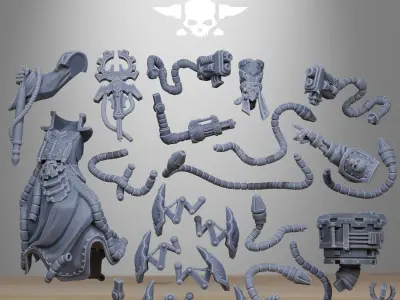 Scavenger Chaplain 3D print model