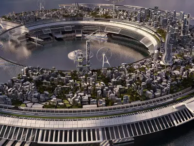 Future City 2020 3D model purchase