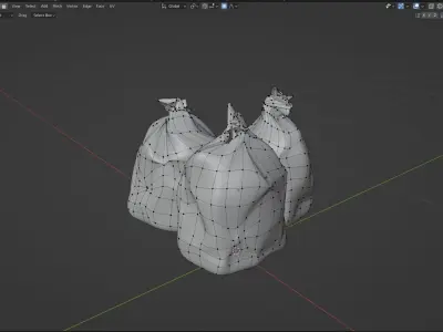 RUBBISH BLUE 3D model