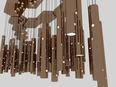 Modern Chandelier 3D model