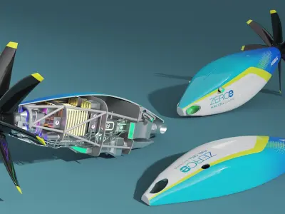  Airbus ZEROe Hydrogen Engine 