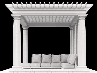 Pergola 2 3D model
