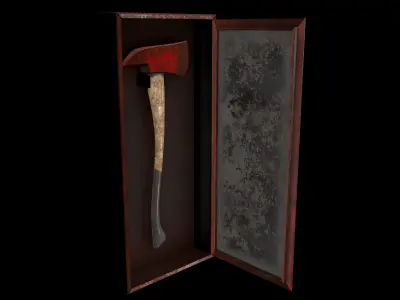 Fire axe box 3D model