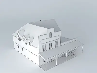 Old West Store Free 3D model