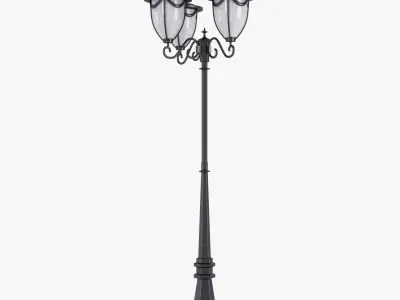 Vintage Streetlight v 3 3D model