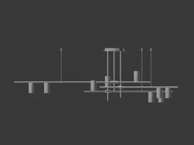 Tribes Chandelier Lightology 3D model