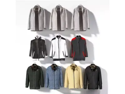 mens jacket 3D model