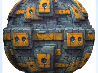 Stylized Wall Seamless Texture Texture