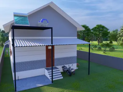 House 1 Floor  3D model