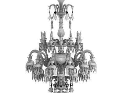 Nottebene  Chandelier 3D model