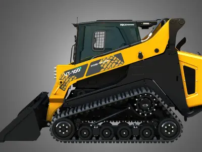 VT-100 Compact Track Loader - Bucket 3D model