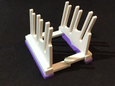 Folding Card Display Stand 3D print model
