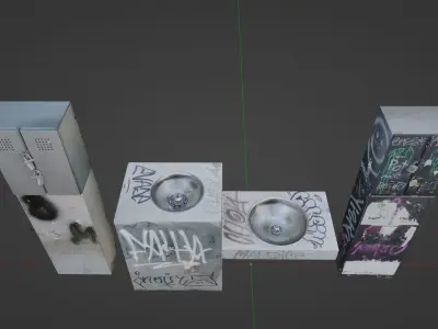 City Props 02 3D model