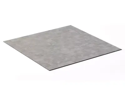 Concrete Base 24m x 24m Low-poly 3D model