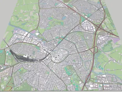 Cityscape Amersfoort Netherlands 3D model