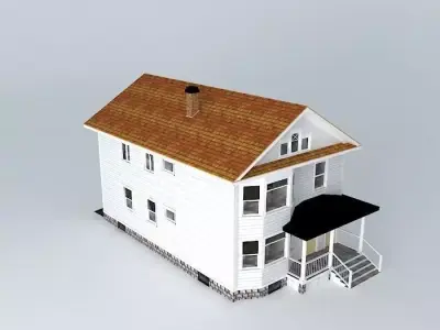 2 Family Flat Free 3D model