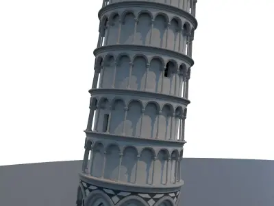 Leaning Tower of Pisa 3D model