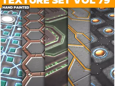 Scifi Vol 79 - Game PBR Textures Texture