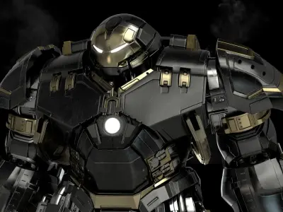 Hulkbuster Marvel Avengers IronMan Mk 44 Veronica hulk 3D 3D model