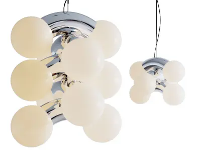 Vine Multi-Tiered Pendant Light By Caine Heintzman from ANDlight 3D model