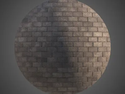 8K Large Scale Pavement Running Bond - 15 Variatons Texture