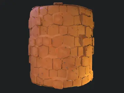 Stylized Desert Tiles Material 04 Texture