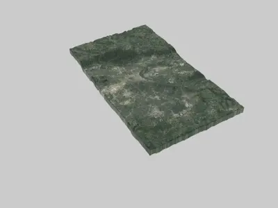 Louisville City Low-poly 3D model