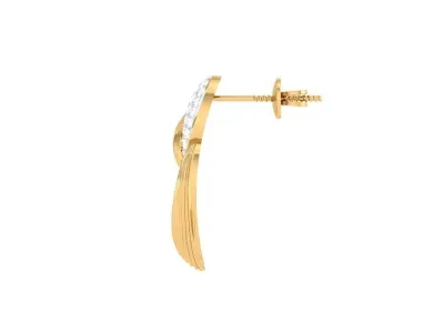 GemStone Diamond Light weight earring 46 3D print model