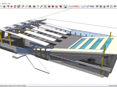 Sketchup Terminal C6 3D model