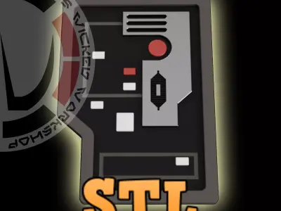 Book of Boba Fett Door Controller Panel 2 Prop 3D Print STL 3D print model