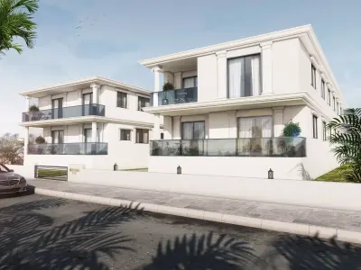 sketchup exterrior scene model with vray setting 3D model