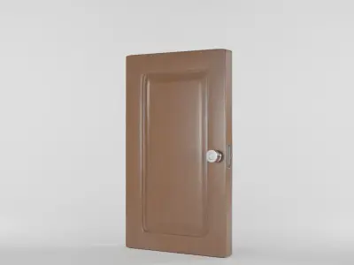 Wooden Door 3D model 11
