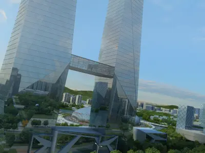 Deqing Geographic Information Town 3D model