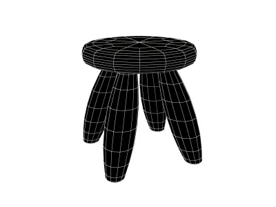 Children Chair V1 001 Low-poly 3D model