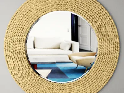 Rope Mirrors collection 3D Model Pack