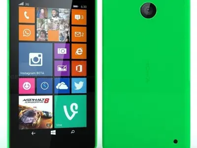  Nokia Lumia 630 Green 3D model
