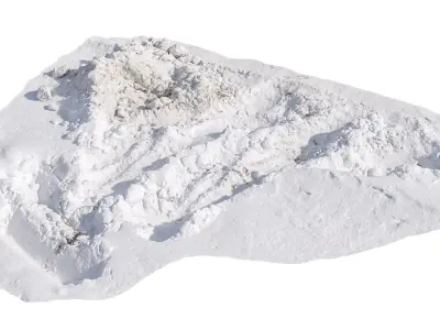 Hole in the snow 3D model