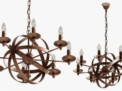 chandelier heliosphere 3D model