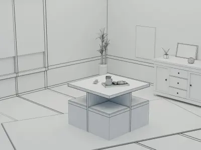 Simple Room 3D model