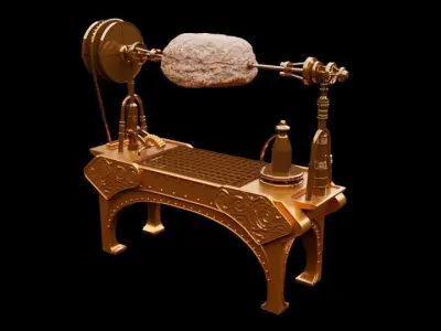 Jabbas Throne Room - Throne Areas - Complete set  1-6 scale 3D Model Pack