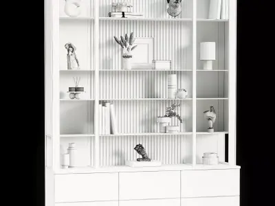 Shelves Decorative - Rack Set 26 3D model
