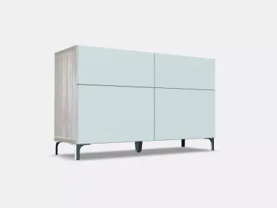 BESTA Storage combination w doors-drawers 6 Low-poly 3D model