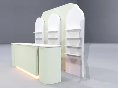 Pop Up Stand 5 3D model