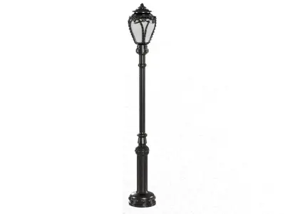 Lamp Park  Low-poly 3D model