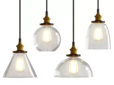 RH chandelier 3D model buy
